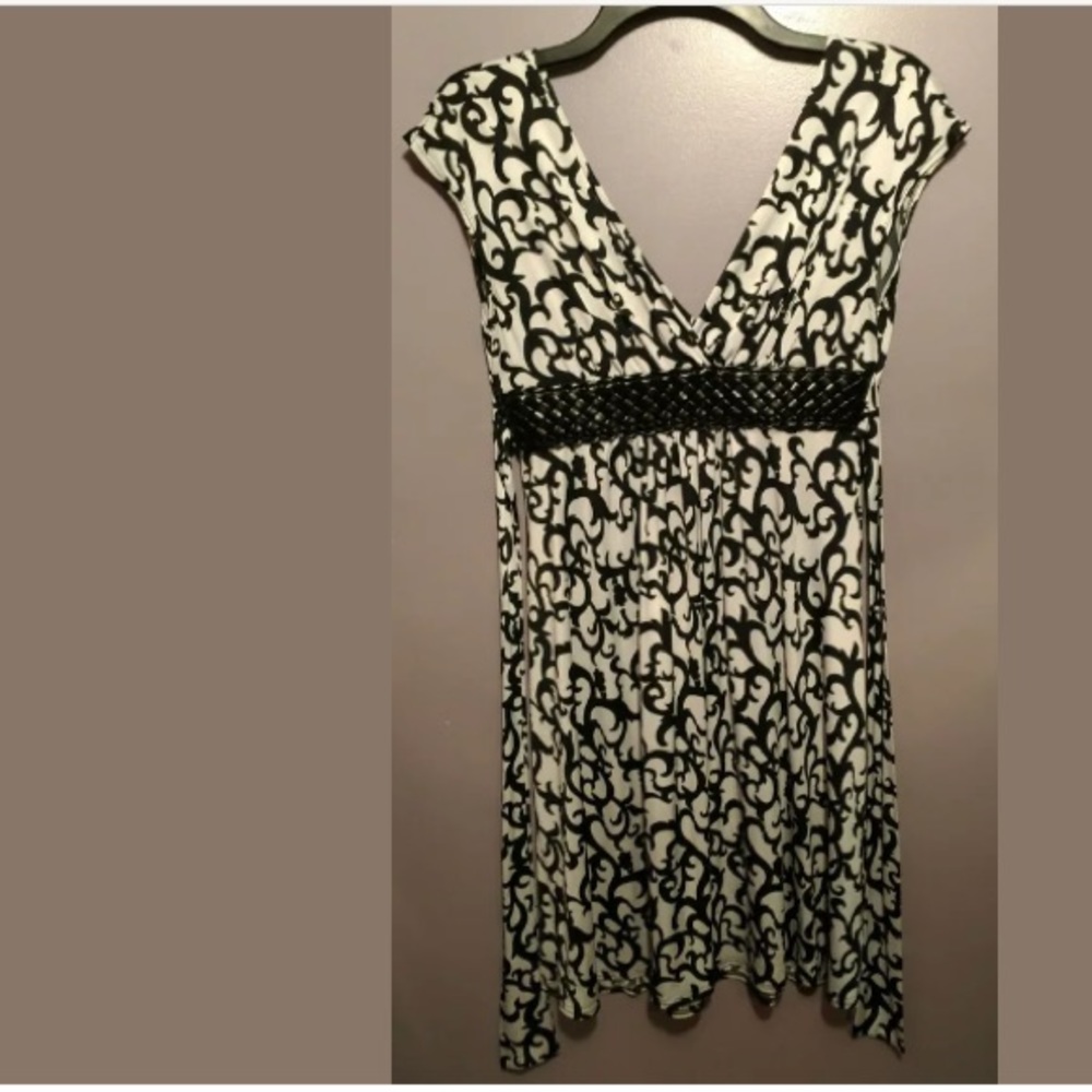 Charlotte Russe Women's Dress Medium Black & White